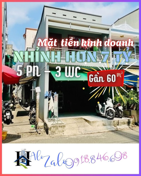 NHÀ NỞ HẬU Q.8 – GẦN 60m², 3 TẦNG, NHỈNH HƠN 7 TỶ, MẶT TIỀN LÔ GÓC BA ĐÌNH – KINH DOANH