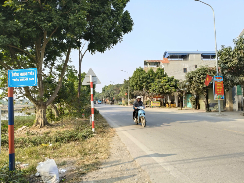 Đất Thanh Sam, Trường Thịnh, 72m2, nở hậu, ôtô KD, 2.35 tỷ Ứng Hòa