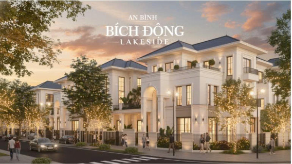 Bán lô liền kề Bích Động Lakeside -  90m²- Đường lớn 19m – Mặt tiền 6m - Giá chỉ từ 65 triệu/m²