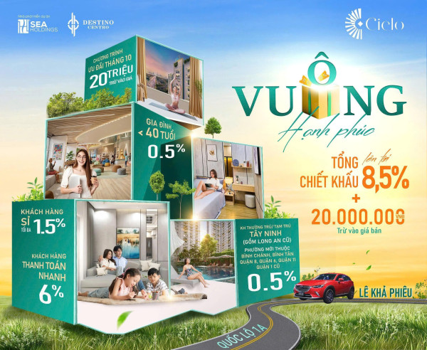 🔥 SIÊU CHÍNH SÁCH THÁNG 10 – SỞ HỮU CĂN HỘ CIELO CHƯA BAO GIỜ DỄ HƠN! 🔥